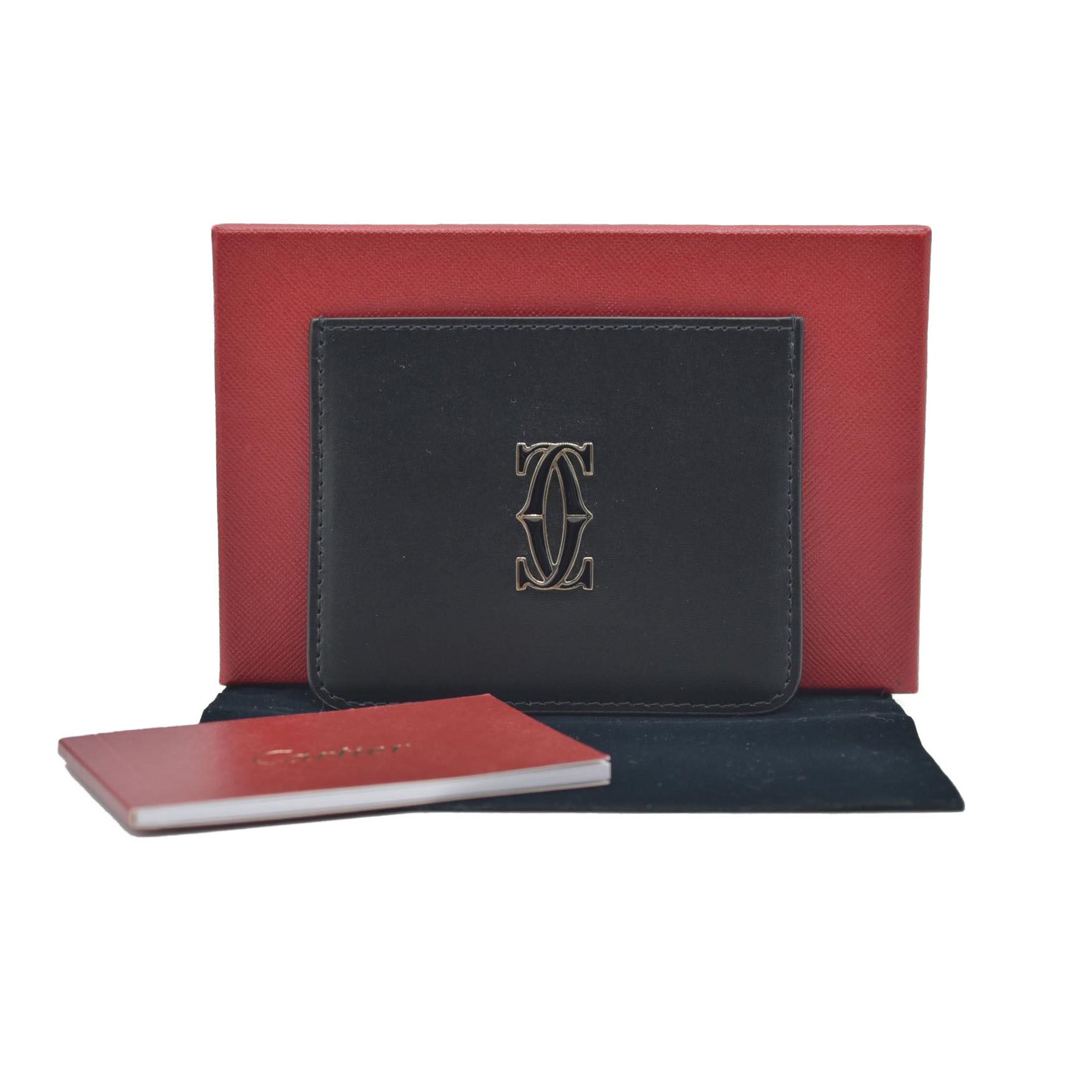 Cartier Leather Printed Wallet CONSIGNMENT