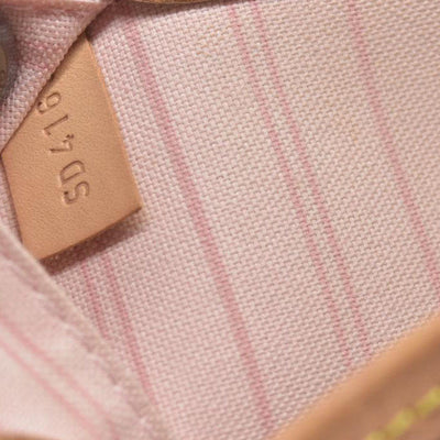 $2200 Louis Vuttion Damier Azur Neverfull GM SD4169 Rose Ballerine