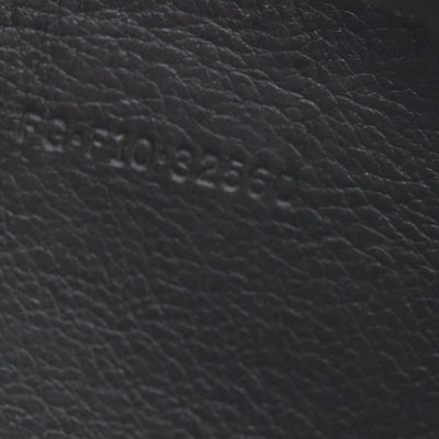 $840 BVLGARI ‘S.BULGARI’ ZIP AROUND WALLET BLACK CONSIGNMENT