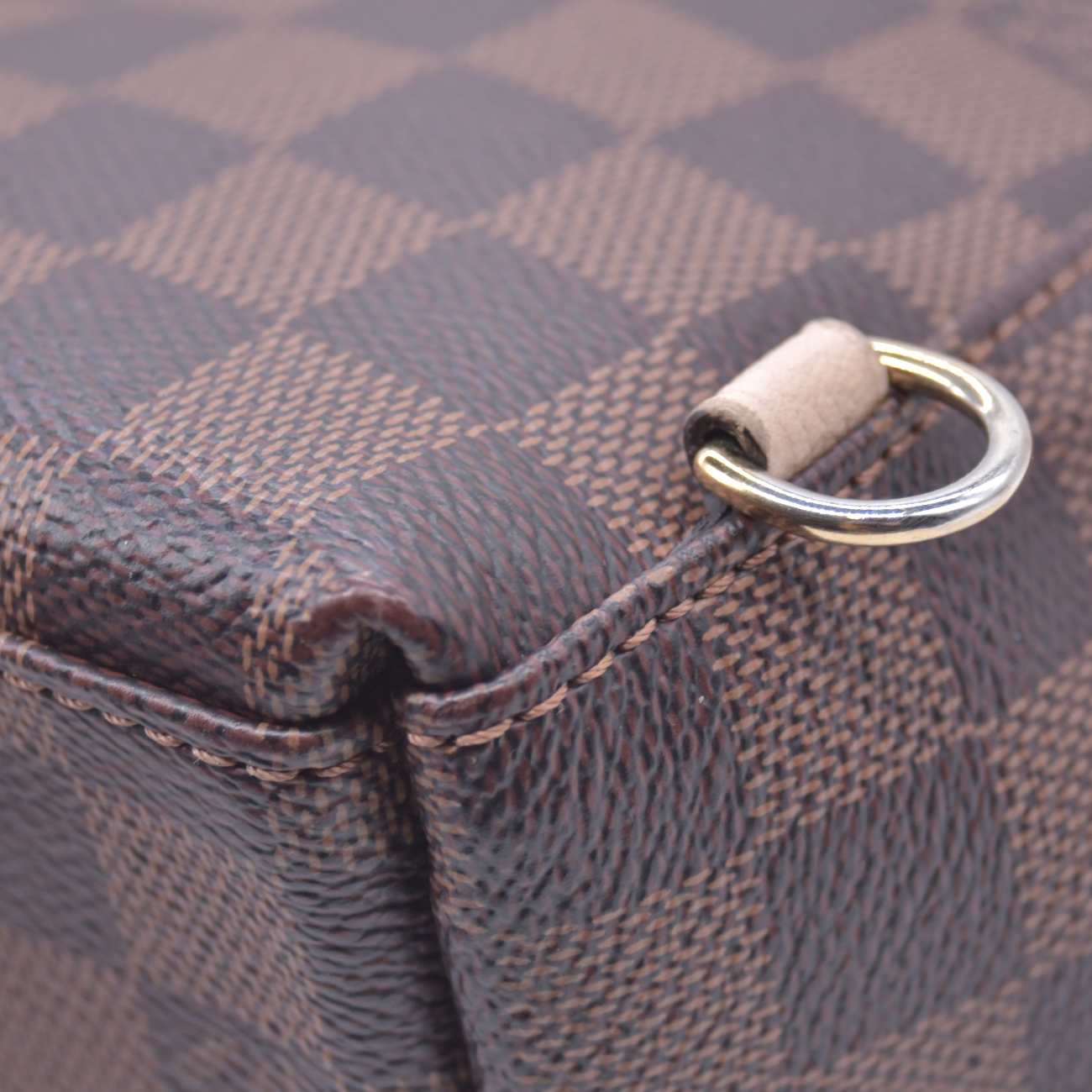 $2180 2019 Louis Vuitton Damier Ebene Clapton Cream Backpack SR4169 10021303
