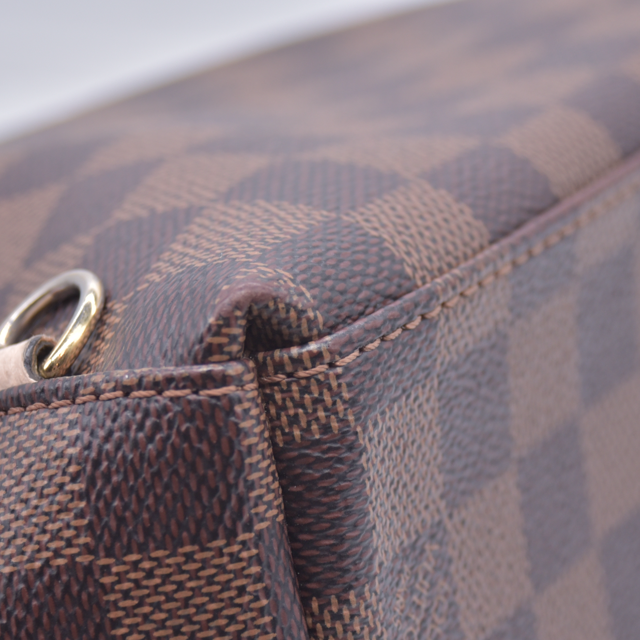 $2180 2019 Louis Vuitton Damier Ebene Clapton Cream Backpack SR4169 10021303