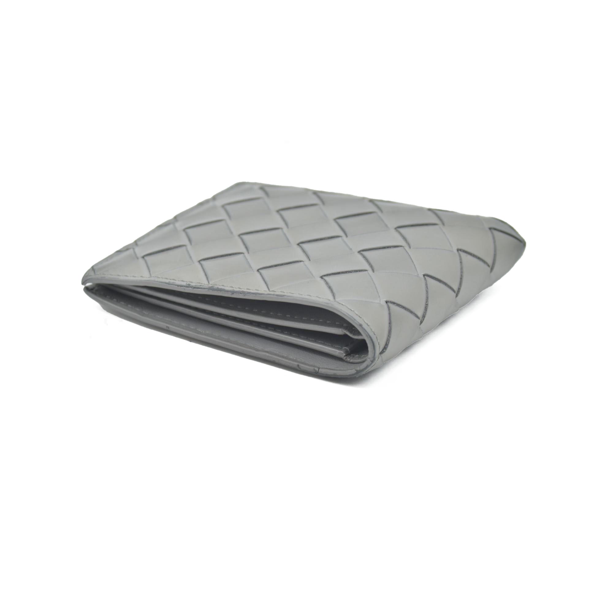 Bottega Veneta Nappa Maxi Intrecciato Bi-Fold Wallet