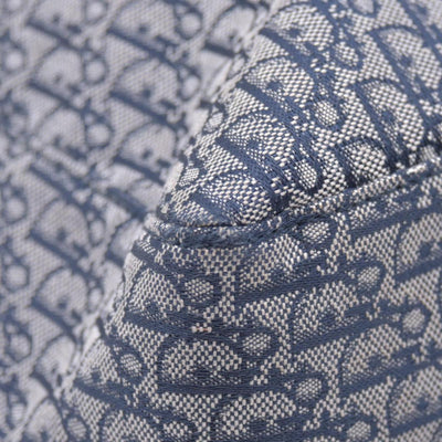 $1800 Dior oblique Jacquard Tote Bag Blue CONSIGNMENT
