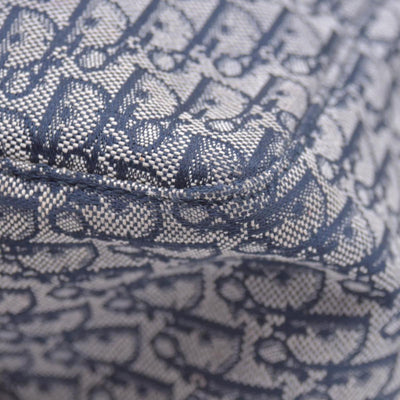 $1800 Dior oblique Jacquard Tote Bag Blue CONSIGNMENT