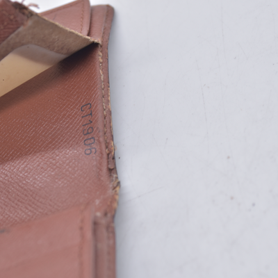$395 1996 LOUIS VUITTON Monogram Card Holder Wallet CT1906