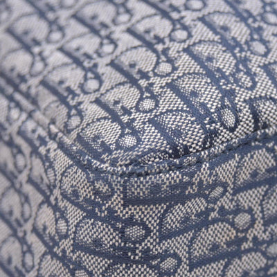 $1800 Dior oblique Jacquard Tote Bag Blue CONSIGNMENT