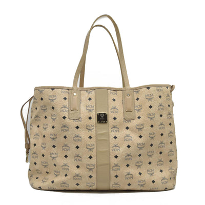 $830 MCM Tote Beige Large Liz Reversible Tote