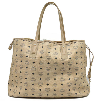 $830 MCM Tote Beige Large Liz Reversible Tote