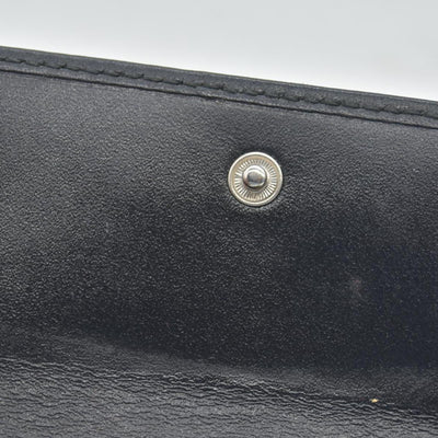 BVLGARI Weekend Gray PVC Black Leather 6 Pics Key Cases CONSIGNMENT