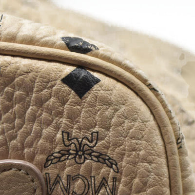 $830 MCM Tote Beige Large Liz Reversible Tote