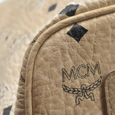 $830 MCM Tote Beige Large Liz Reversible Tote