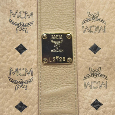 $830 MCM Tote Beige Large Liz Reversible Tote