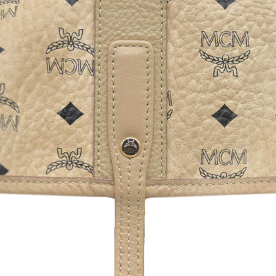 $830 MCM Tote Beige Large Liz Reversible Tote