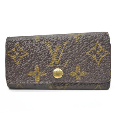 AUCTION $295 Louis Vuitton Monogram Multiples 4 Ring Key Holder