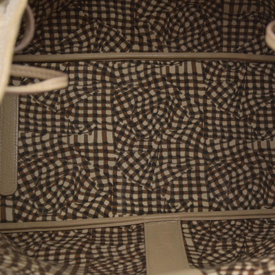 $830 MCM Tote Beige Large Liz Reversible Tote