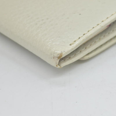$720 BURBERRY Leather Long Bifold Wallet Purse Beige CONSIGNMENT