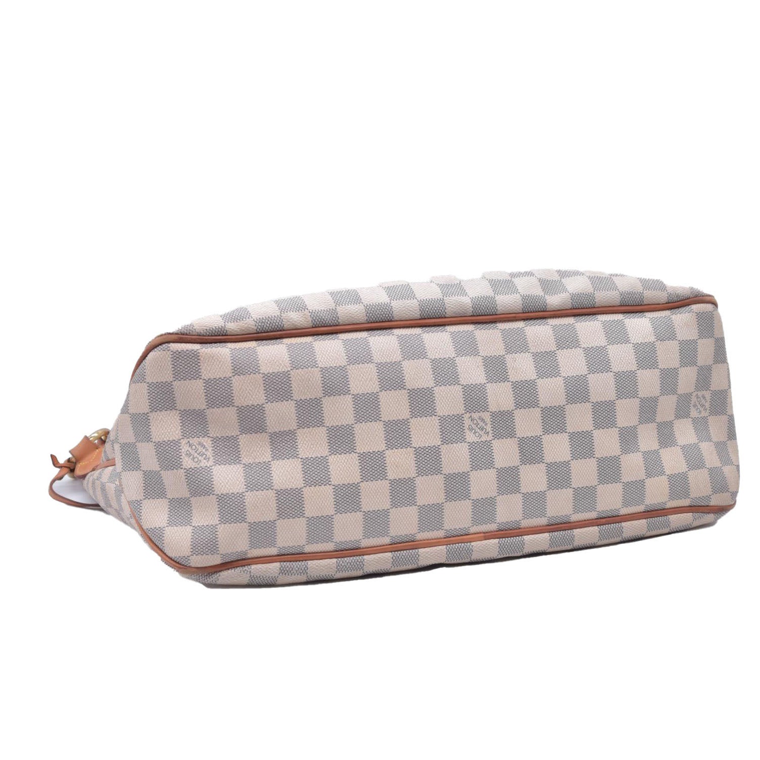 $1440 2016 Louis Vuitton Damier Azur Delightful MM Rose Ballerine SD1196