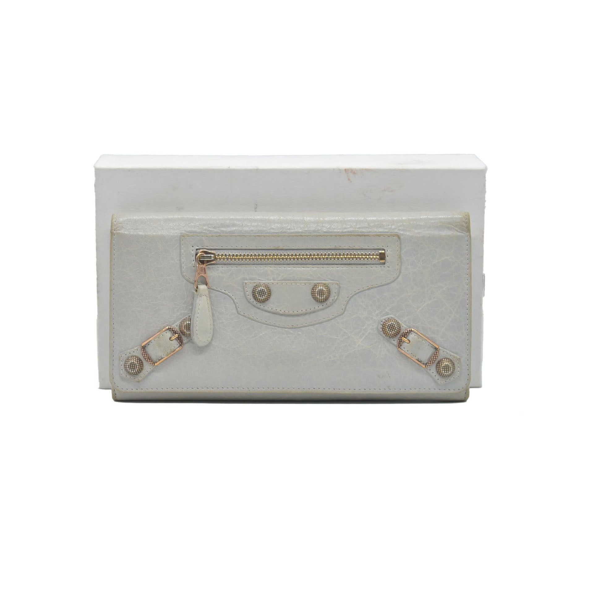Balenciaga Leather Continental Wallet