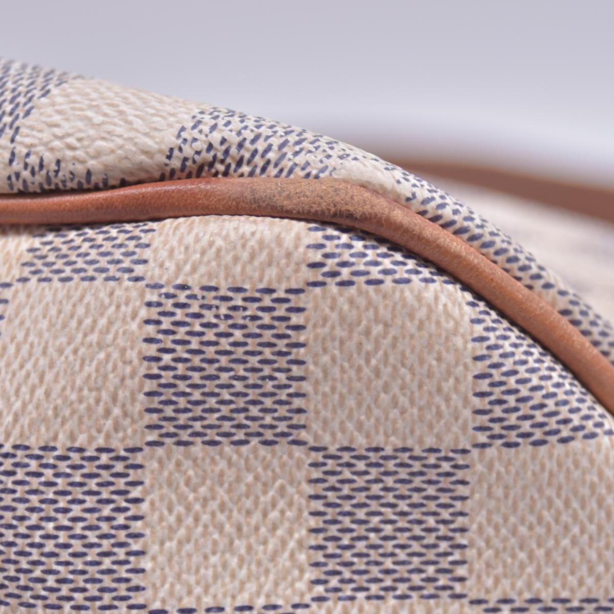 $1440 2016 Louis Vuitton Damier Azur Delightful MM Rose Ballerine SD1196