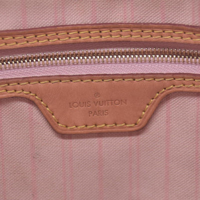 $1440 2016 Louis Vuitton Damier Azur Delightful MM Rose Ballerine SD1196