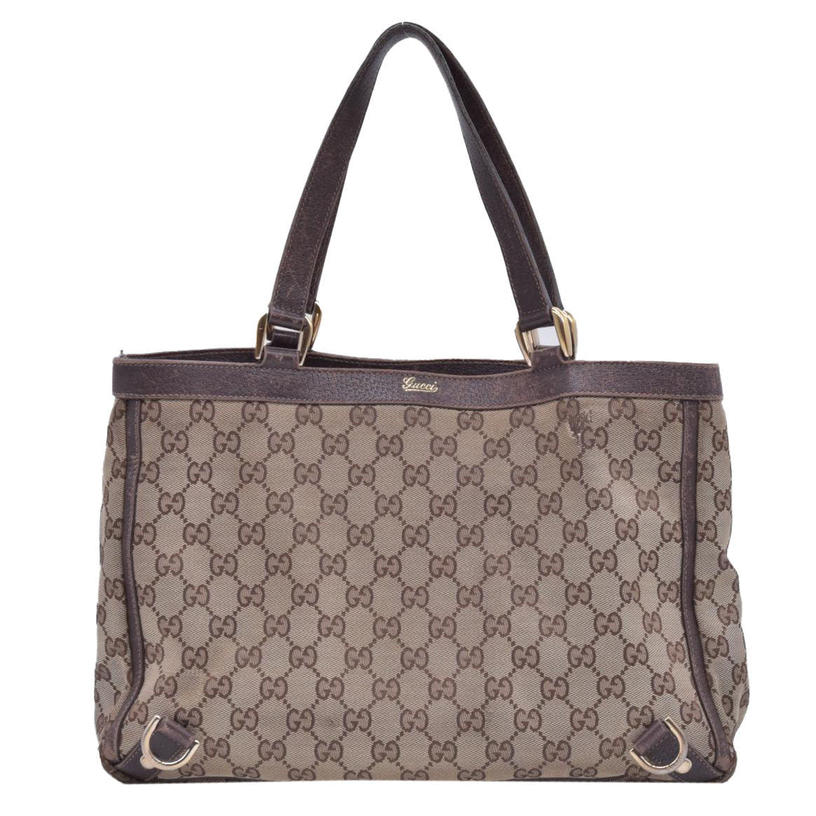 $1100 Gucci  Abbey D Ring Tote