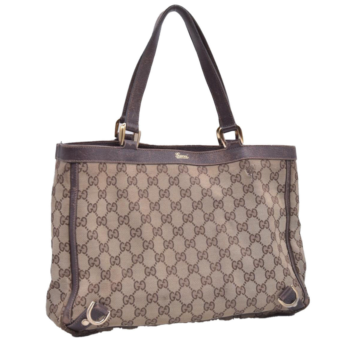 $1100 Gucci  Abbey D Ring Tote