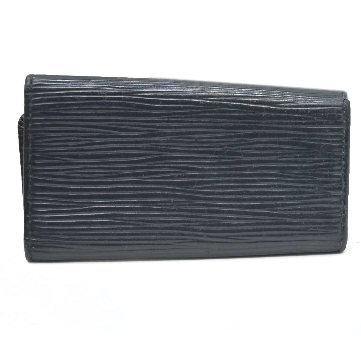 AUCTION $320 Louis Vuitton Epi Multicles 4 Key Ring Holder Black CA1015