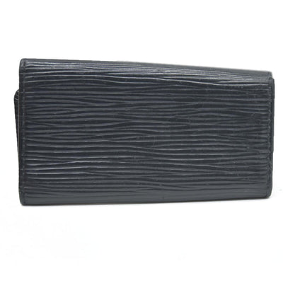 AUCTION $320 Louis Vuitton Epi Multicles 4 Key Ring Holder Black CA1015