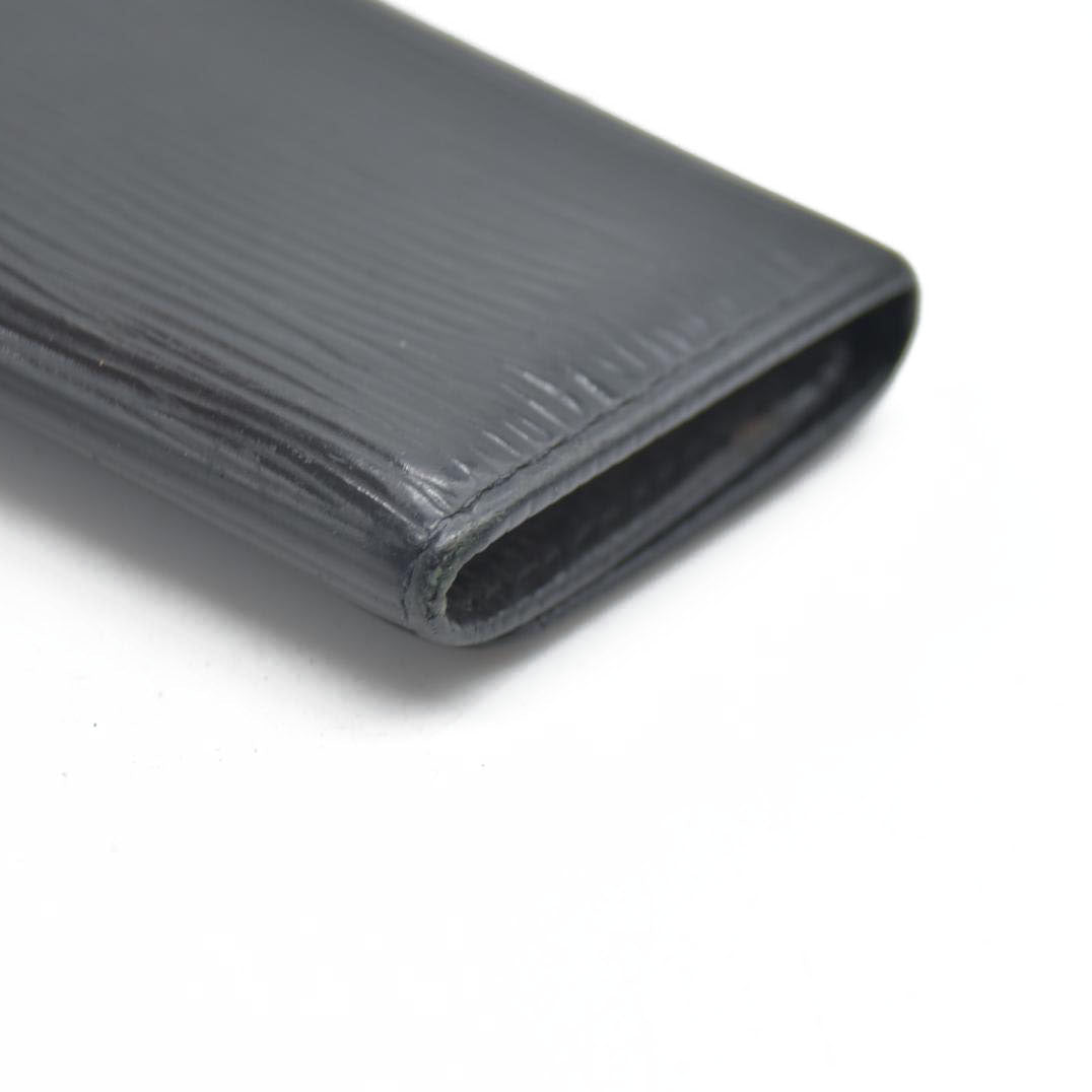 AUCTION $320 Louis Vuitton Epi Multicles 4 Key Ring Holder Black CA1015