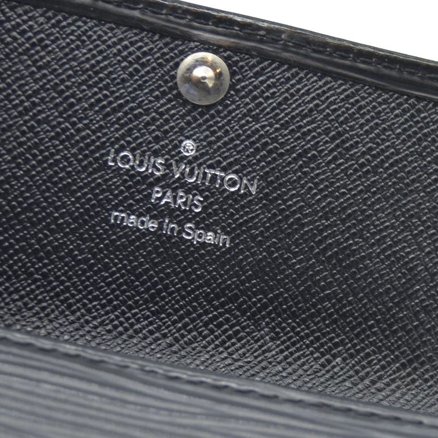 AUCTION $320 Louis Vuitton Epi Multicles 4 Key Ring Holder Black CA1015