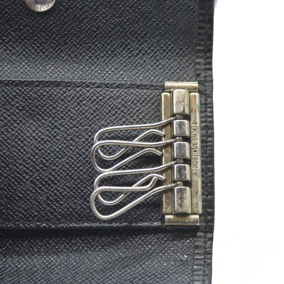 AUCTION $320 Louis Vuitton Epi Multicles 4 Key Ring Holder Black CA1015