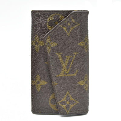 AUCTION $345 Louis Vuitton Monogram Multicles 6 Ring Key Case Brown/2BH2048