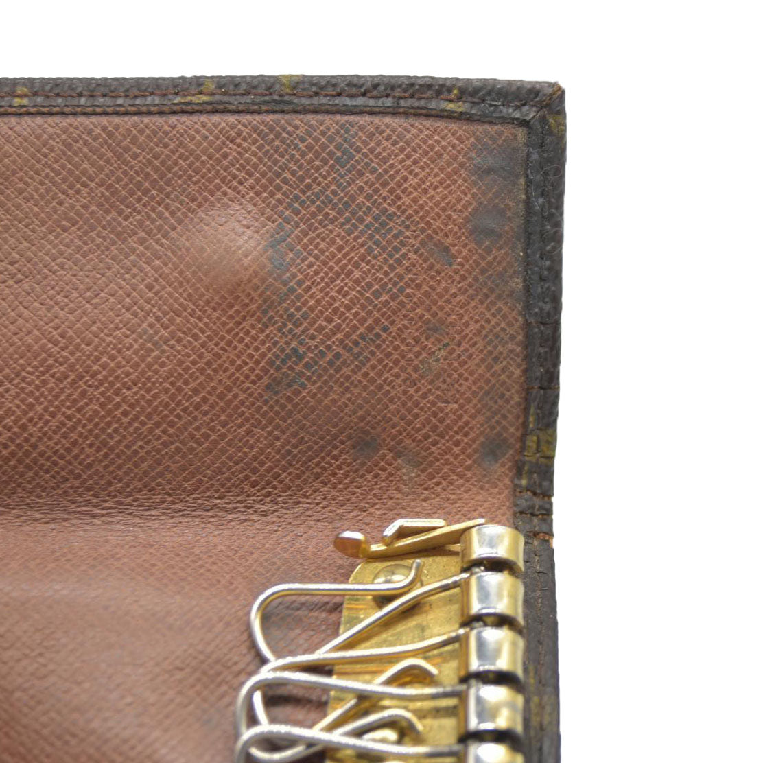 AUCTION $345 Louis Vuitton Monogram Multicles 6 Ring Key Case Brown/2BH2048