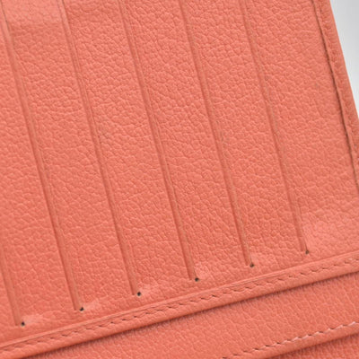 $925 2008 Chanel Camellia Butterfly Coco Mark Fisher Pink Long Wallet CONSIGNMENT