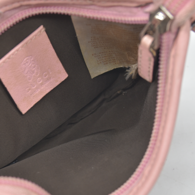 $810 Gucci Children's Zoo Shoulder Bag Printed GG Coated Canvas