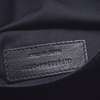 $1690 Saint Laurent Suede Matelasse Monogram Lou Camera Bag Cinnamon