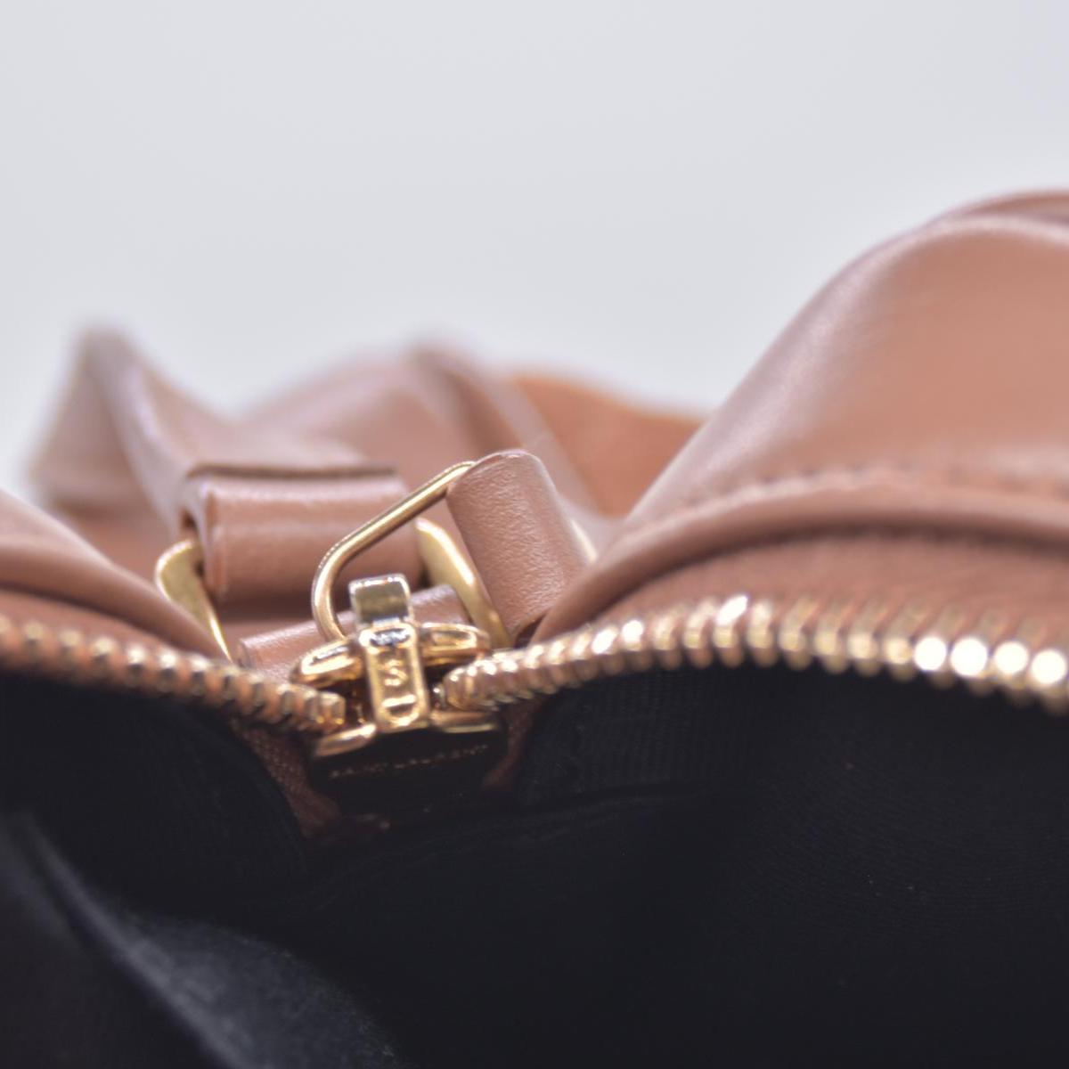 $1690 Saint Laurent Suede Matelasse Monogram Lou Camera Bag Cinnamon