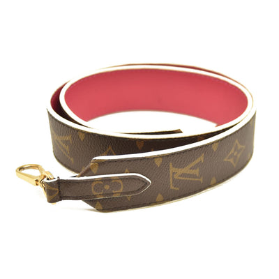 Louis Vuitton  Monogram Bandouliere Shoulder Strap Hot Pink