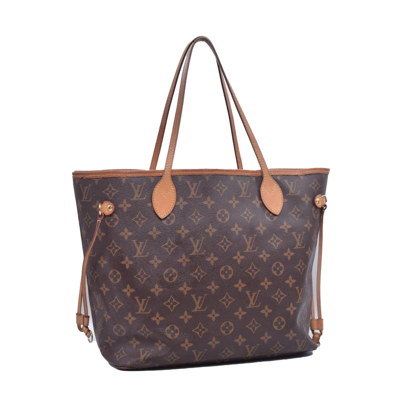 $2240 2014 Louis Vuitton Monogram Neverfull MM with Pouch SR2184