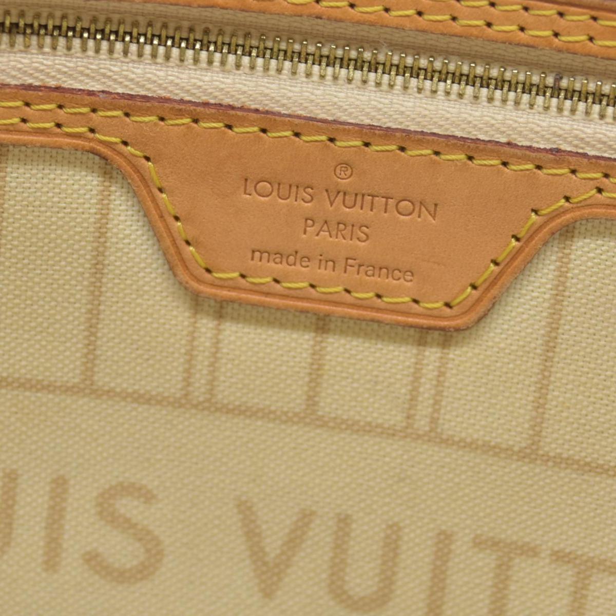 $2090 2014 Louis Vuitton Damier Azur Neverfull PM Tote Bag Handbag AR3164