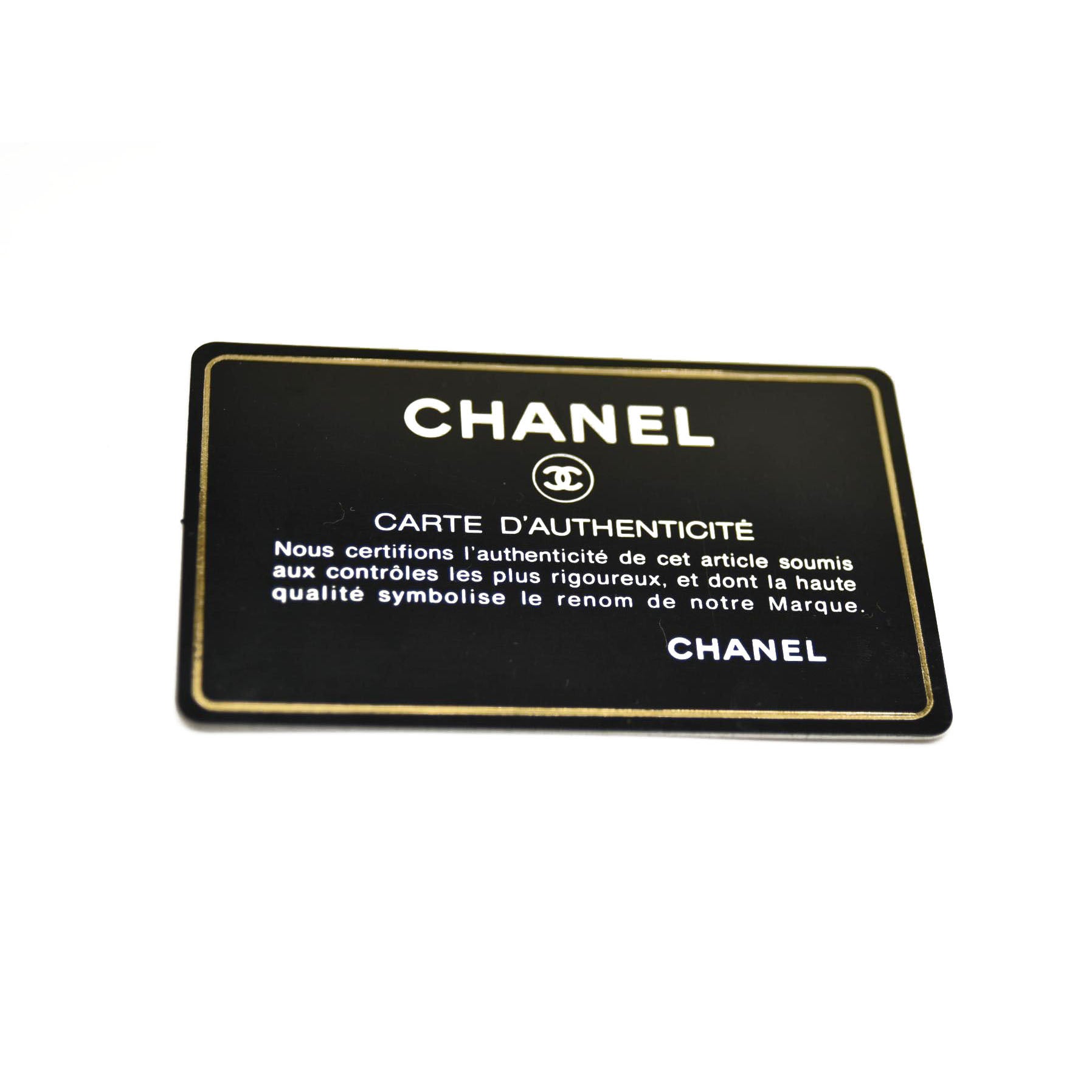 CHANEL Caviar Quilted Small Curvy Pouch Cosmetic Case Black