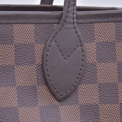 $2310 Louis Vuitton Damier Ebene Neverfull GM with Pouch RFID
