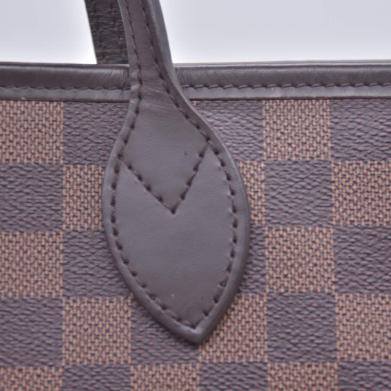 $2310 Louis Vuitton Damier Ebene Neverfull GM with Pouch RFID