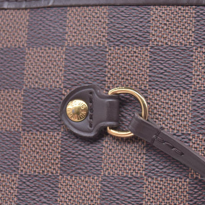 $2310 2017 Louis Vuitton Damier Ebene Neverfull GM with Pouch SD2137
