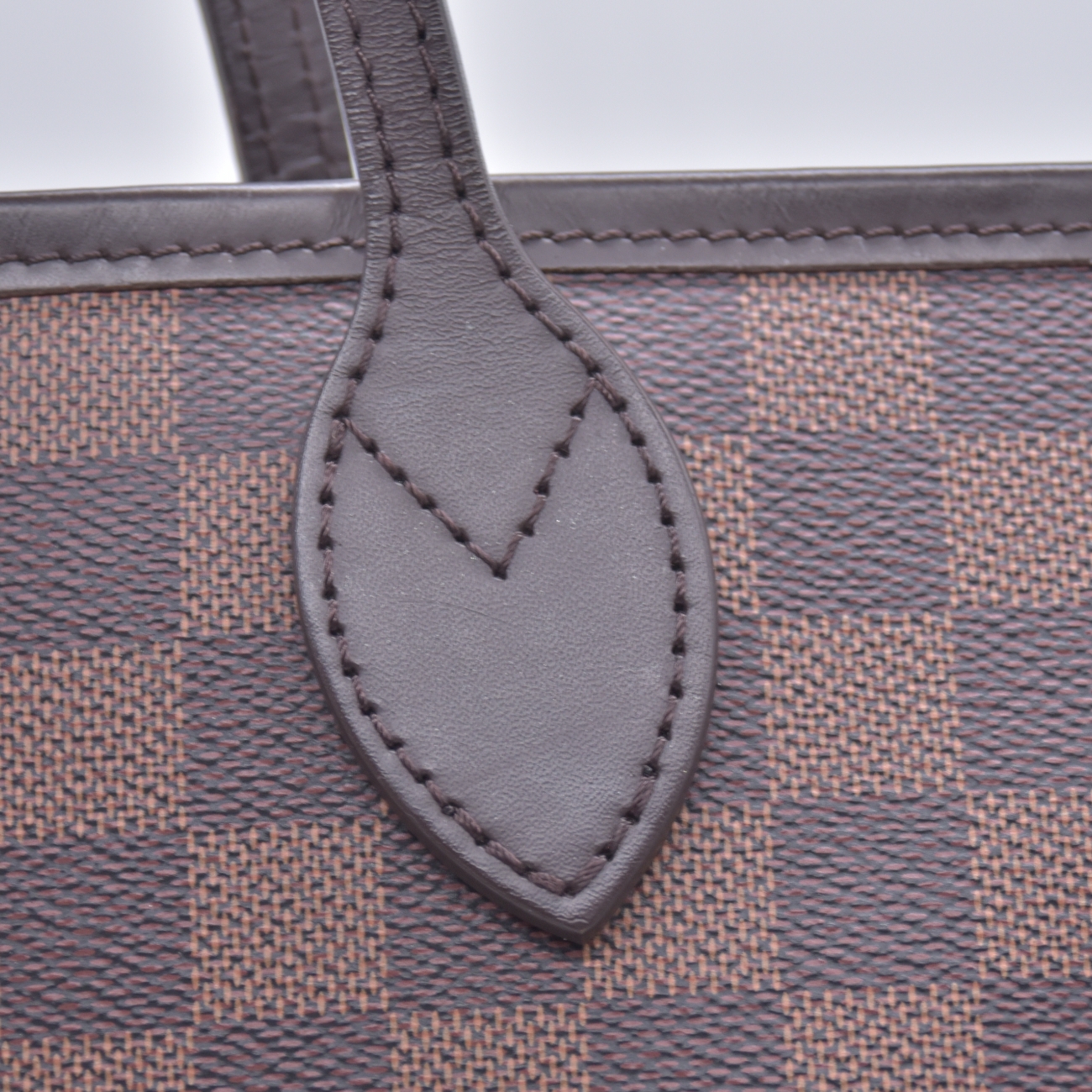 $2310 Louis Vuitton Damier Ebene Neverfull GM with Pouch RFID