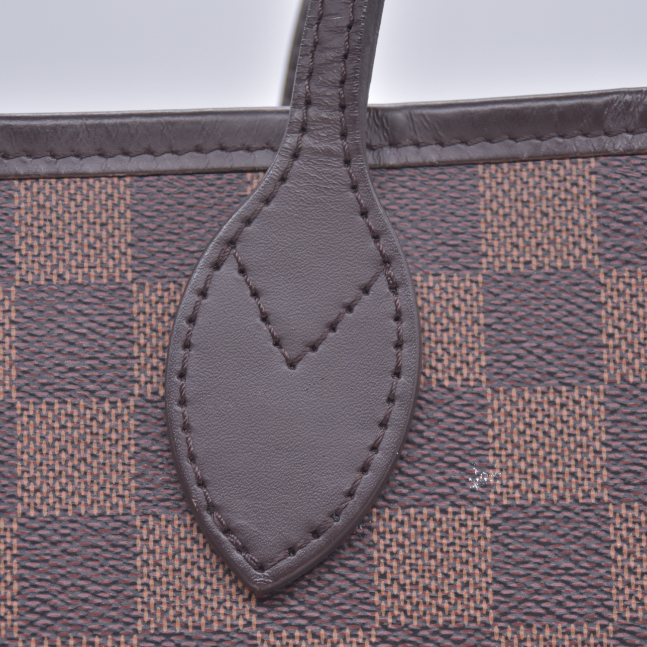 $2310 Louis Vuitton Damier Ebene Neverfull GM with Pouch RFID
