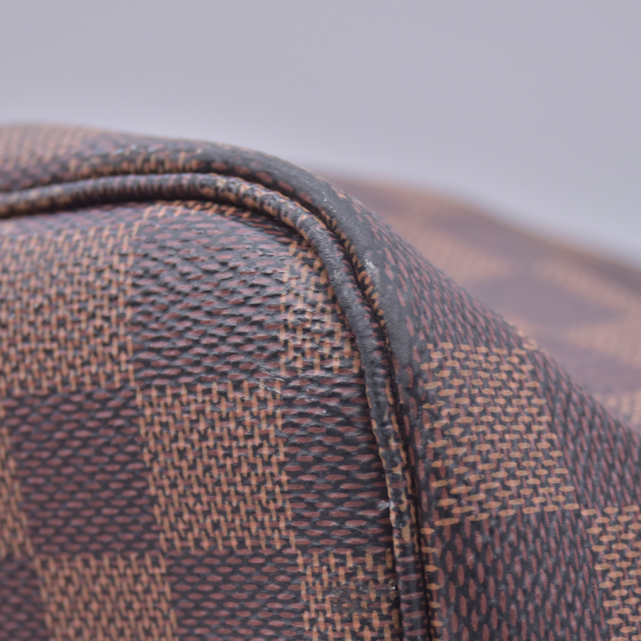 $2310 Louis Vuitton Damier Ebene Neverfull GM with Pouch RFID