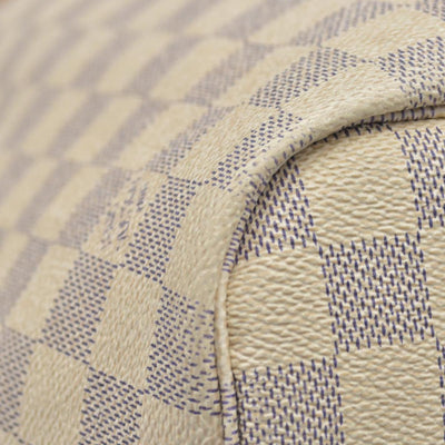 $2170 Louis Vuitton Damier Azur Neverfull MM AR0115
