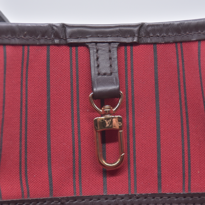 $2310 Louis Vuitton Damier Ebene Neverfull GM with Pouch RFID