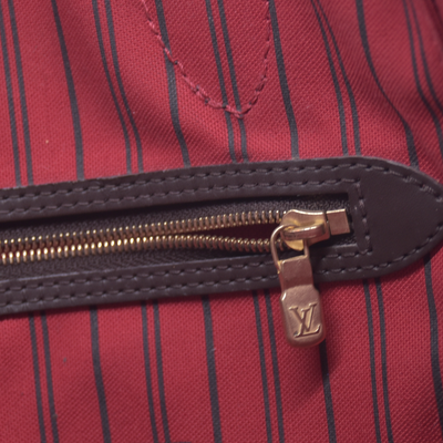 $2310 Louis Vuitton Damier Ebene Neverfull GM with Pouch RFID
